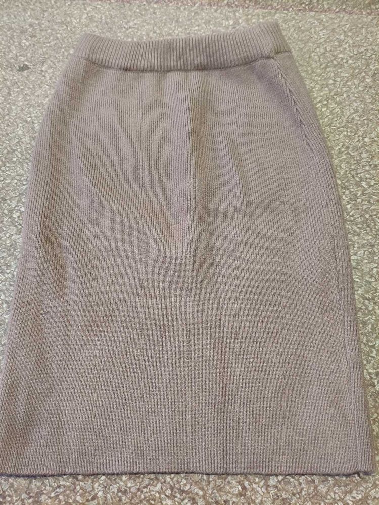 Knit Midi Skirt
