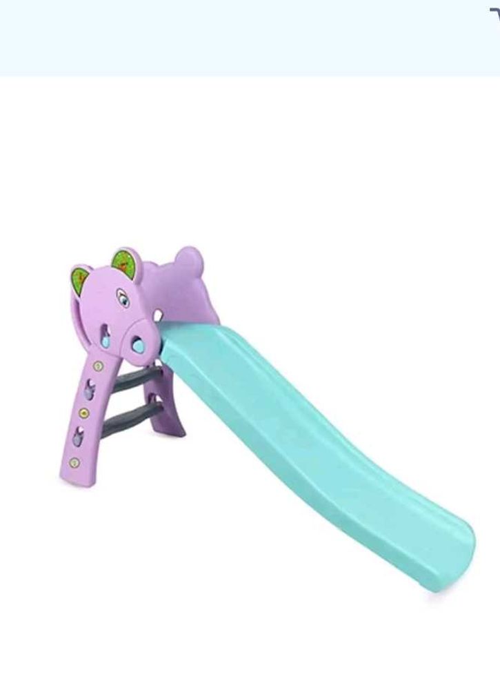 Adorable Kids Play Slide
