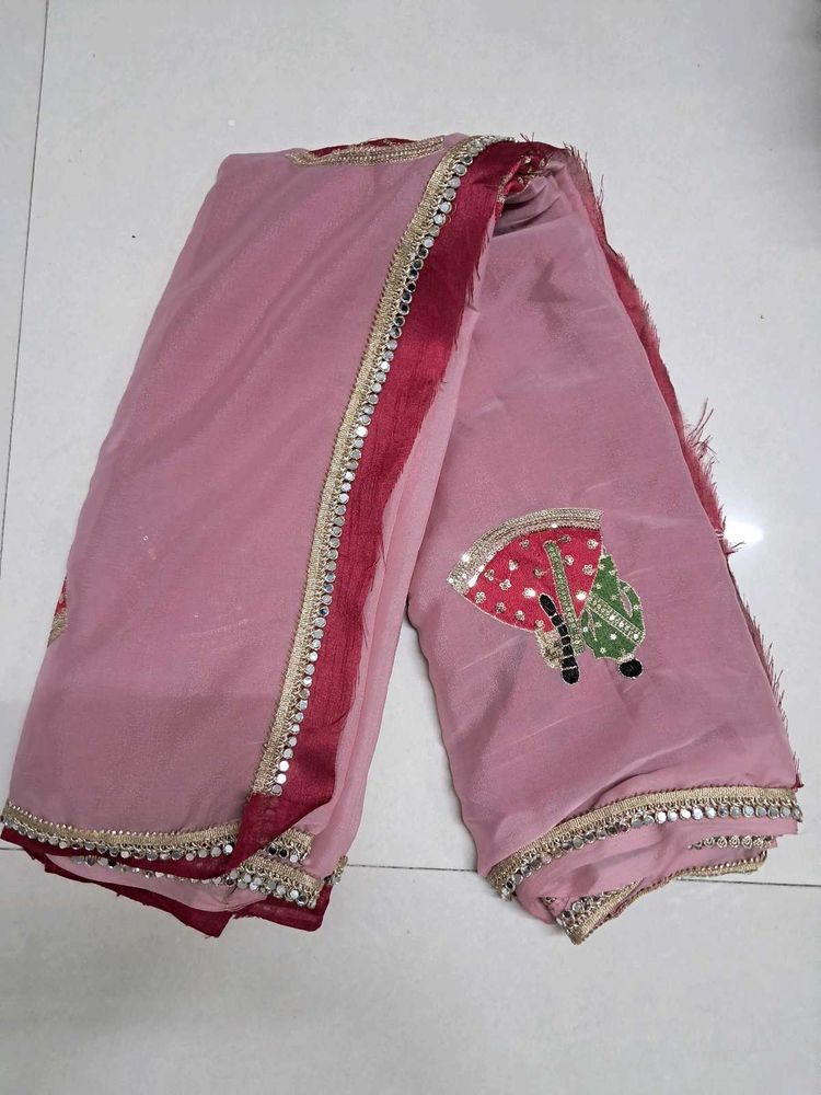 Karva Chauth Special Rana Raji Saree Elegant Pink