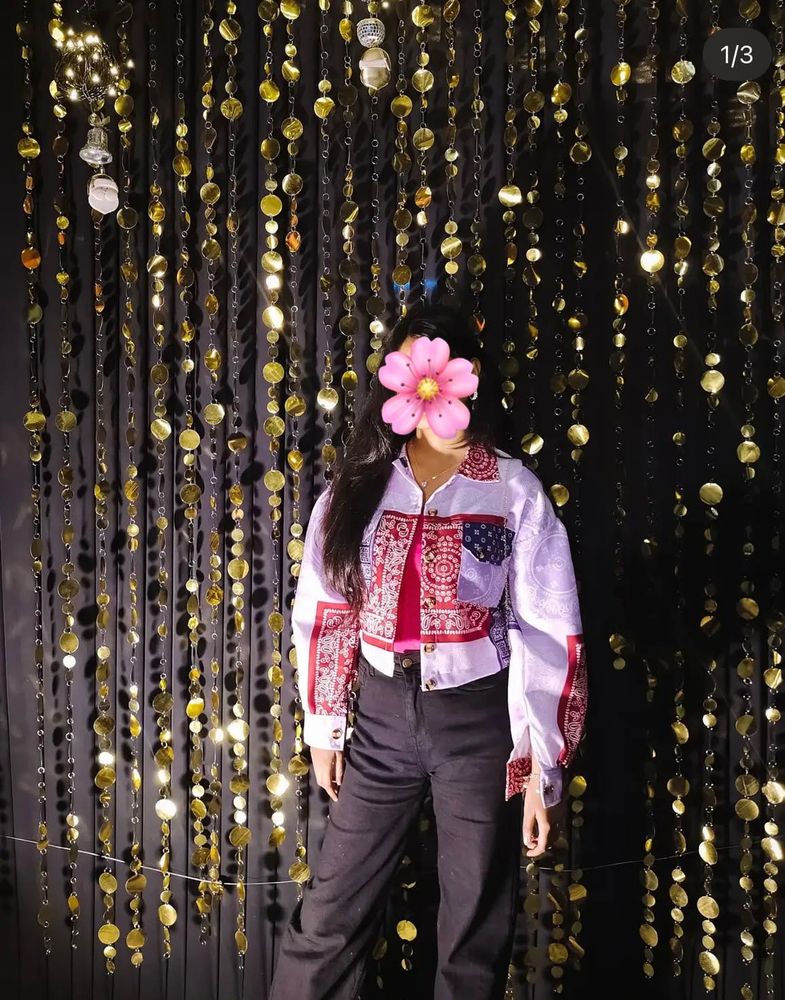 Stylish Printed Cropped Jacket