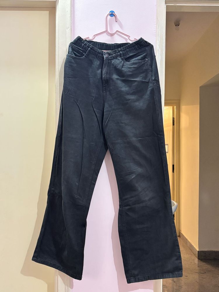 Black Wide Leg Jeans
