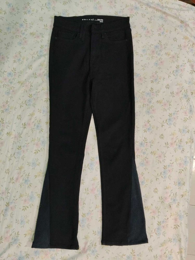Black Flared Jeans