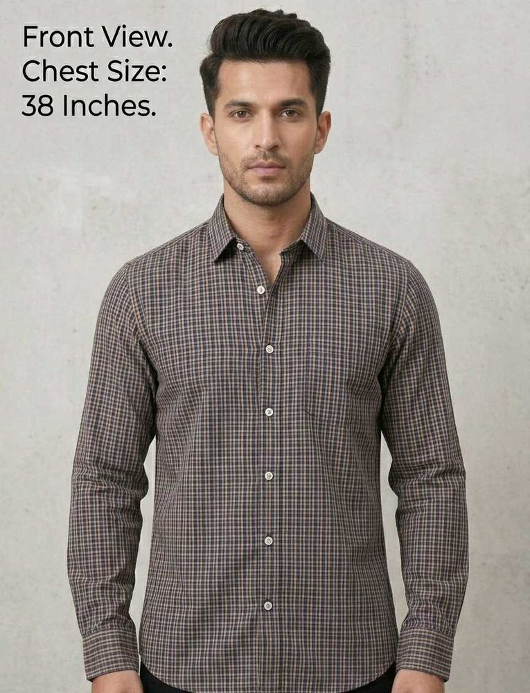 Classic Checkered Long-Sleeve Shirt