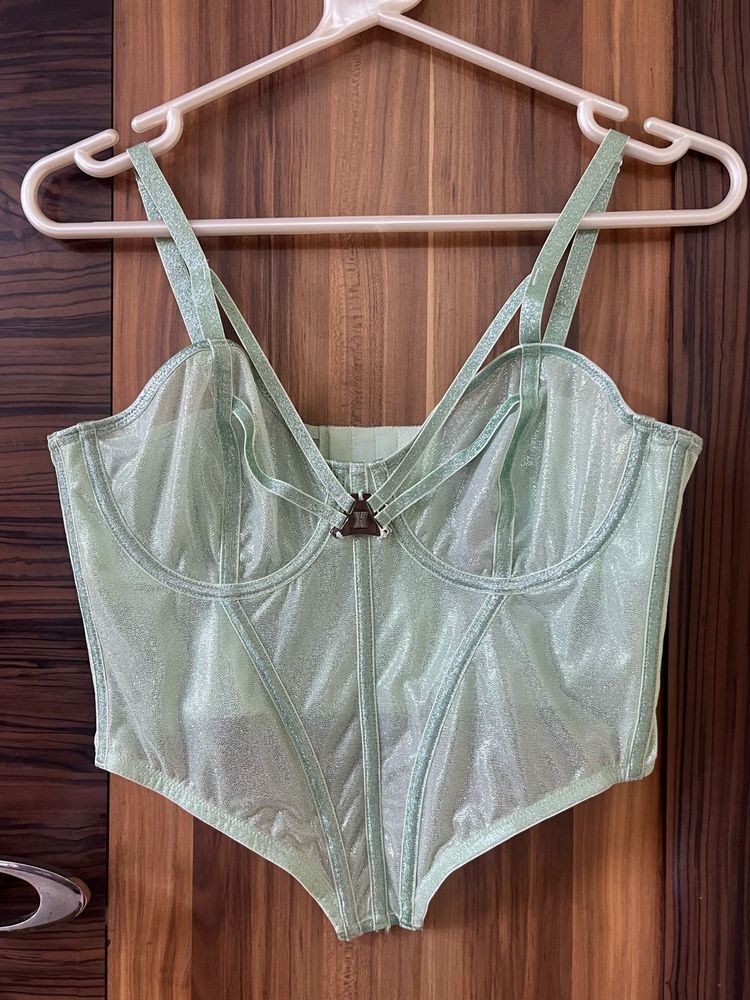 !Price Crash! Mint Green Corset Top