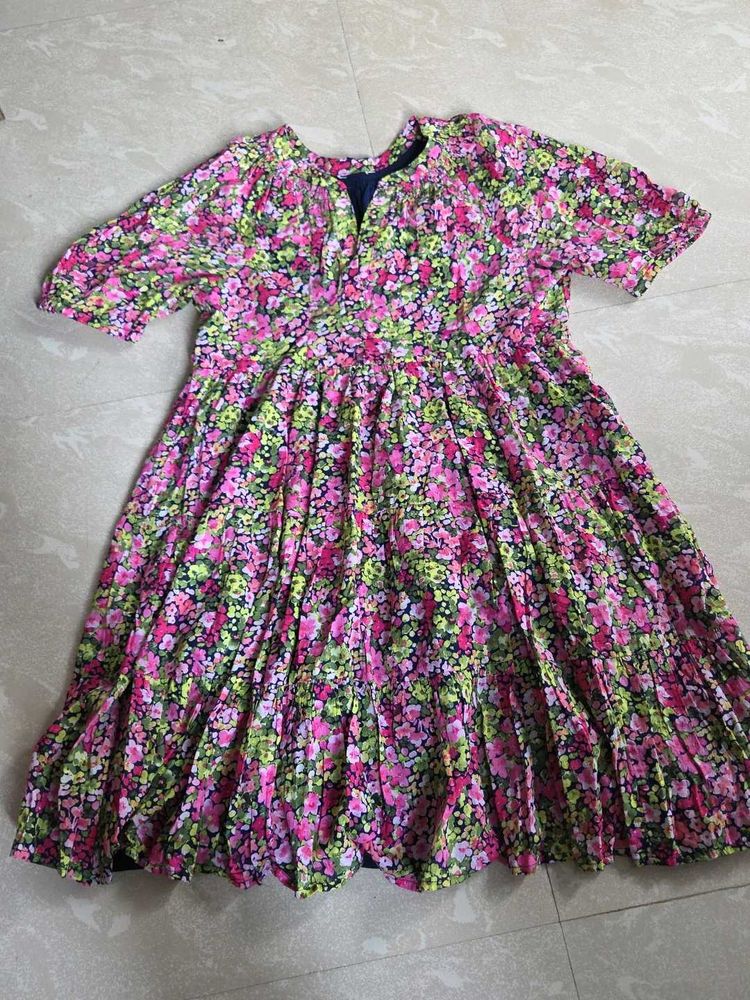 Floral Print Midi Dress