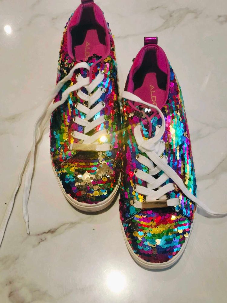 ALDO Sequin Sneakers