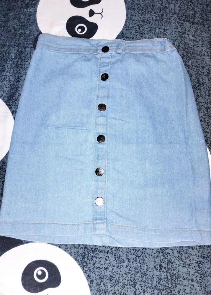 Denim Skirt, Like New