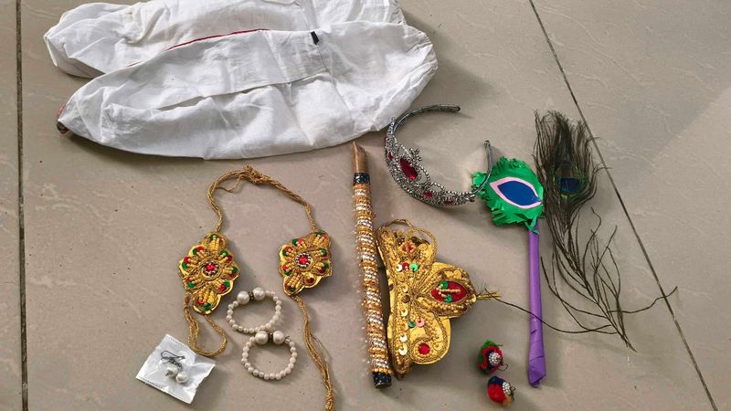 Krishna Costume Accessories Set