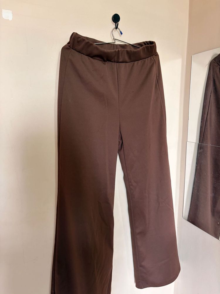 Comfortable Brown Wide Leg Pants