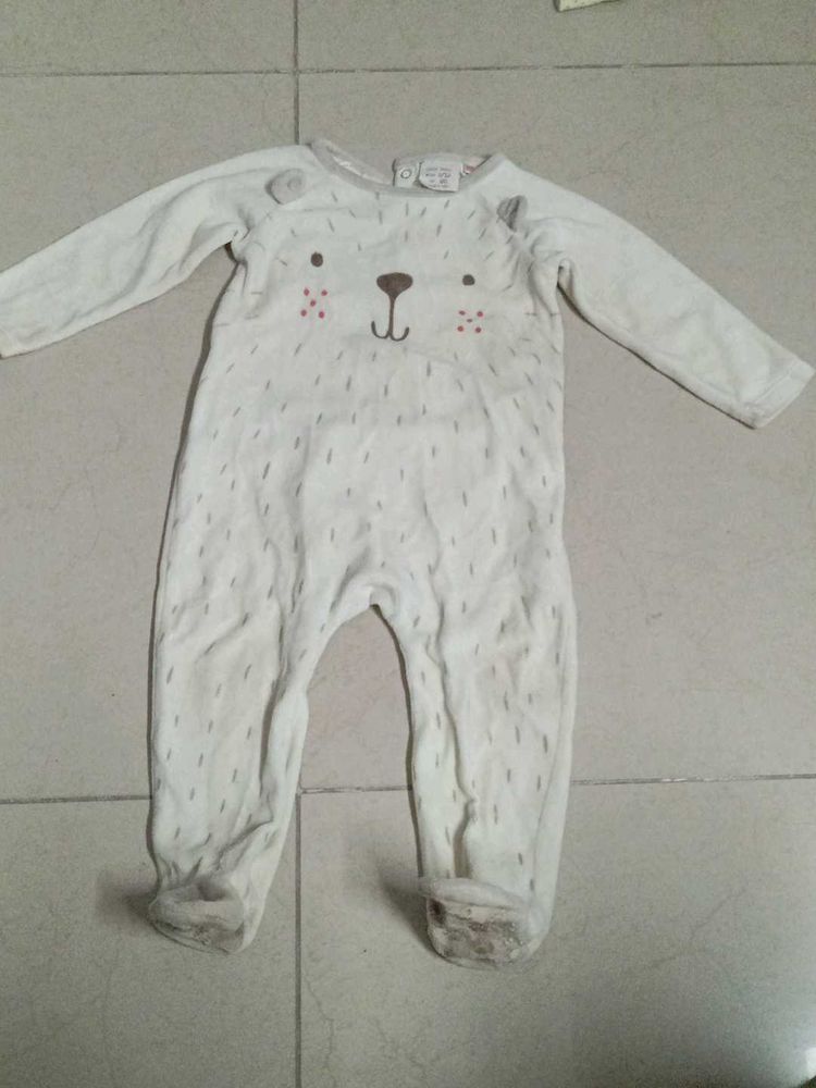 Zara Brand Fleece Onesies Romper