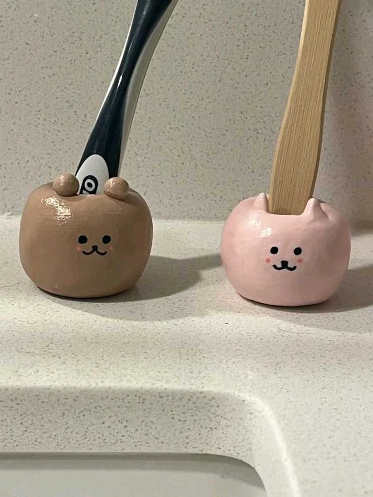 Cute Handmade Tooth Toothbrush Holders