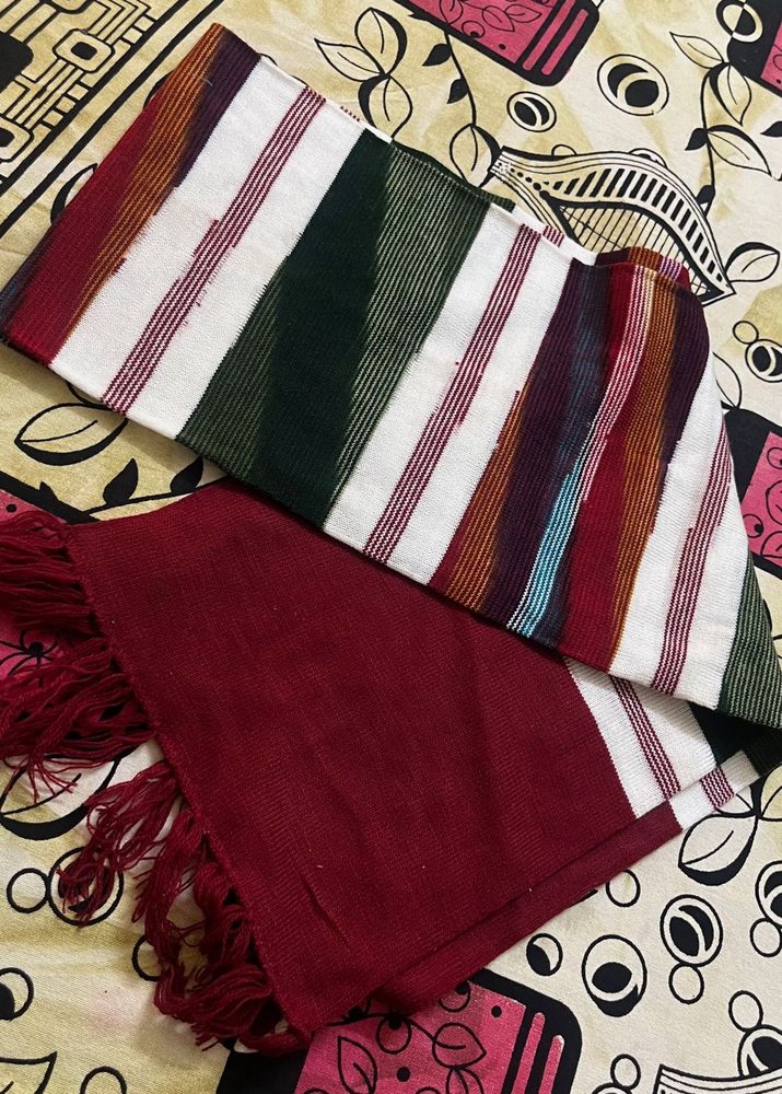 Striped Ethnic Scarf