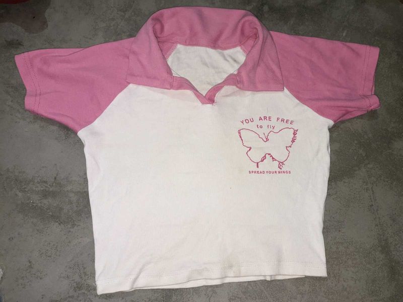 Cute Butterfly Graphic T-Shirt
