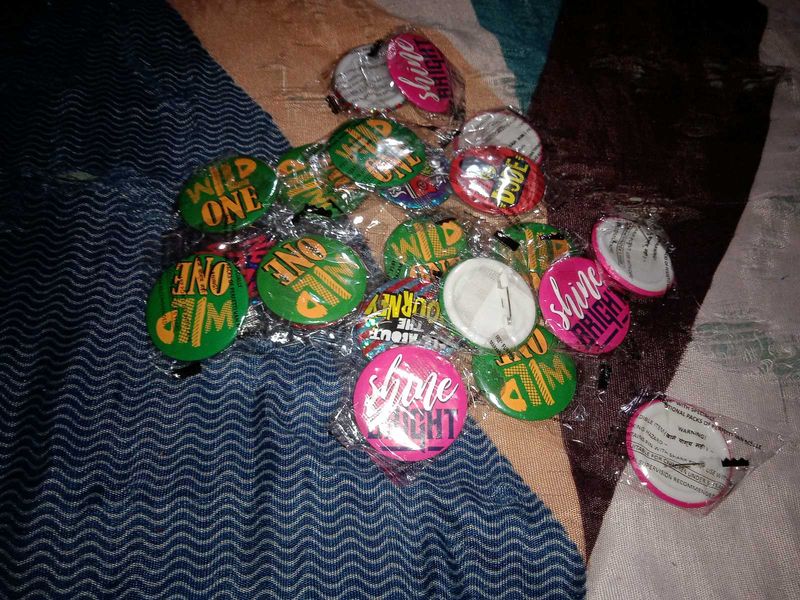 Set of 15 "Wild One" &amp; "Shine Bright" Pins