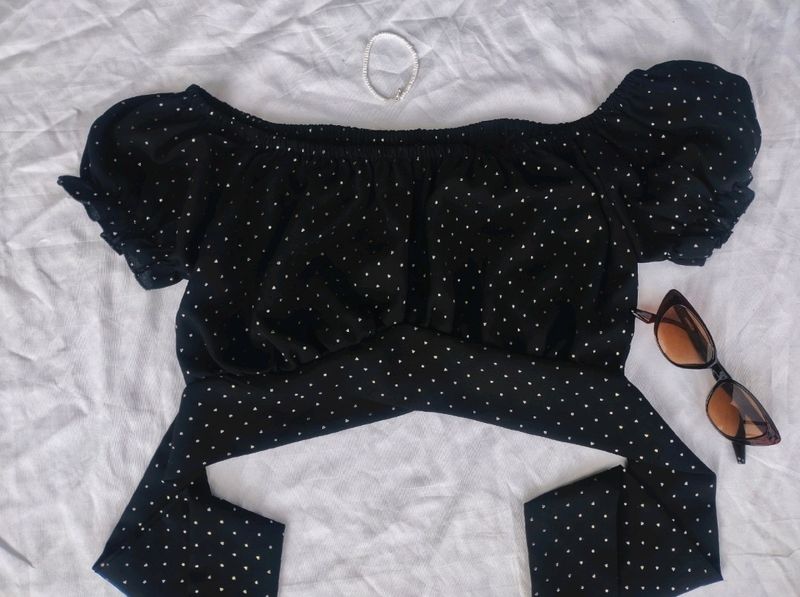 Off Shoulder Coquette Top