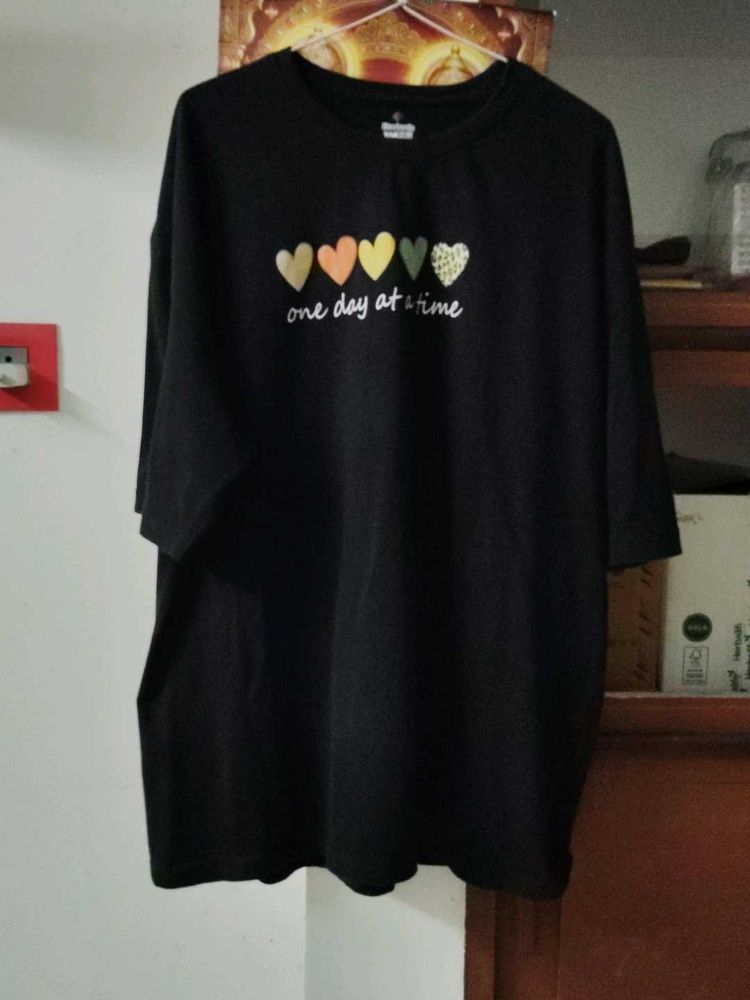 163.Graphic Print Oversized T-Shirt