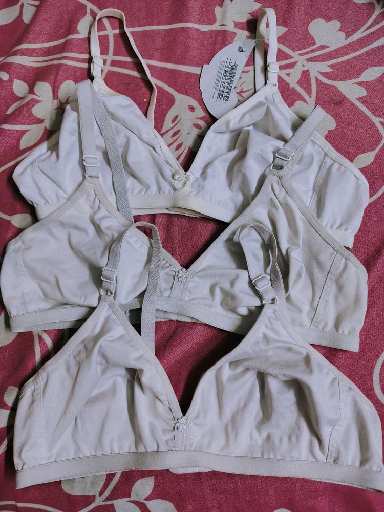 Comfortable Pack of 3 Everyday Bras
