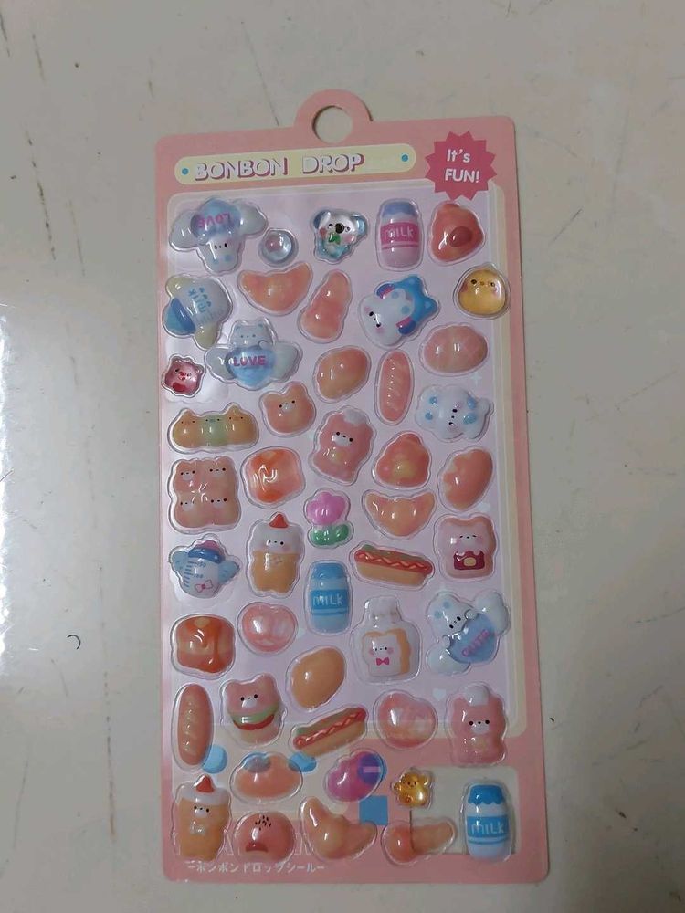 Cute Bonbon Drop Stickers