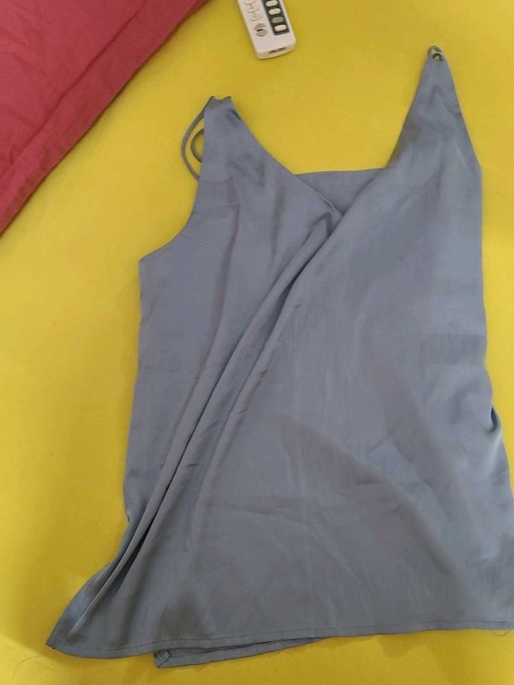 Light Blue Spaghetti Strap Top