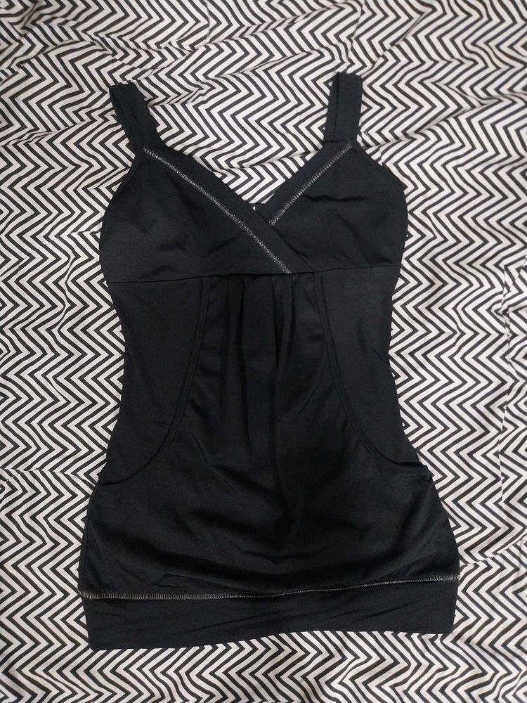 Vintage Y2k Black Clubbing Top