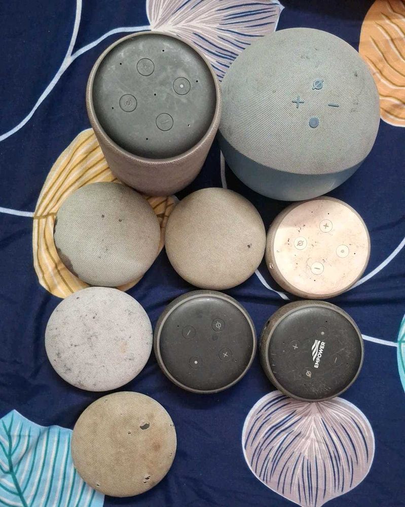 Lot of Smart Speakers Alexa