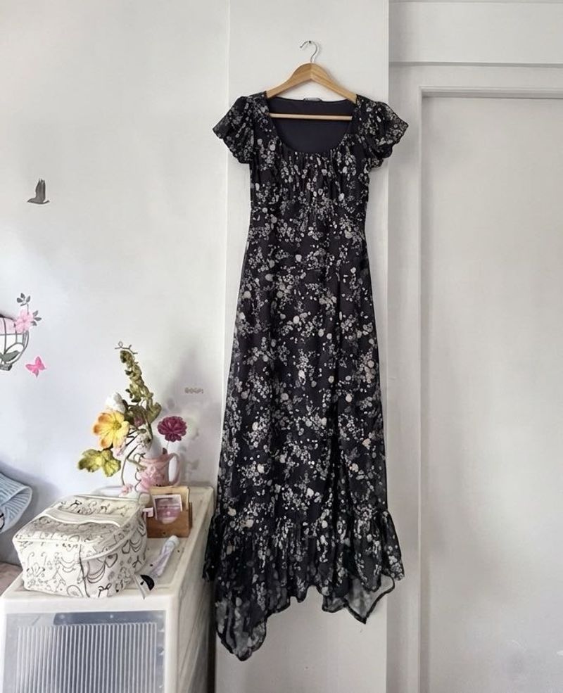 Floral Print Midi Dress