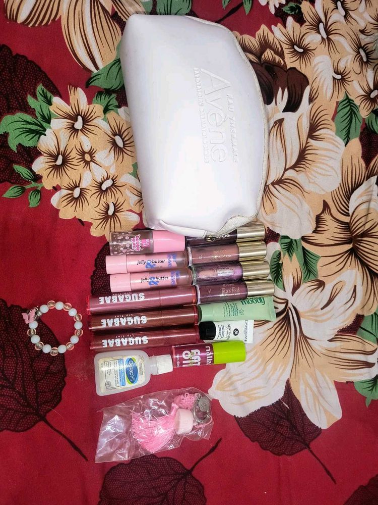 lip gloss and body wash