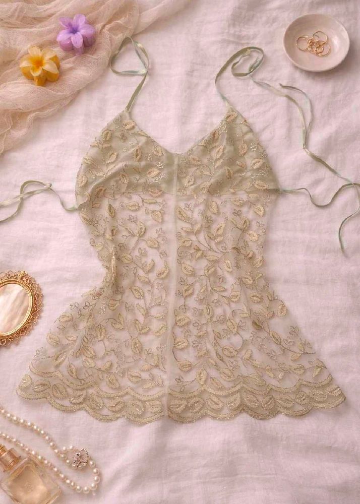 Lace Halter Neck Camisole