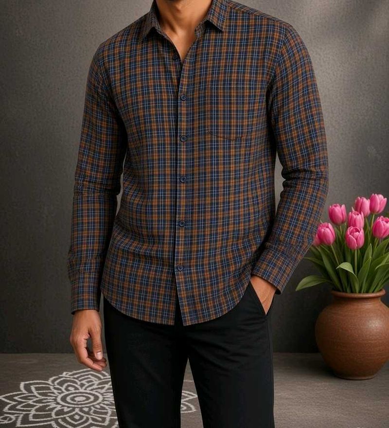 Men's Plaid Long Sleeve Shirt🤎💖🤩