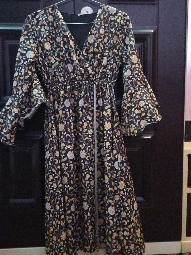 Floral Print Midi Dress