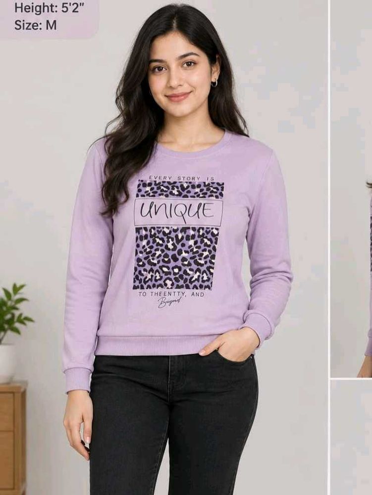 Graphic Print Long Sleeve Top