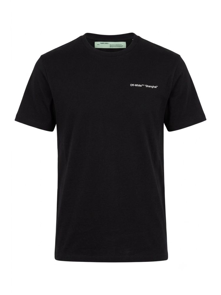 Off-White Graphic Black T-Shirt Men’s