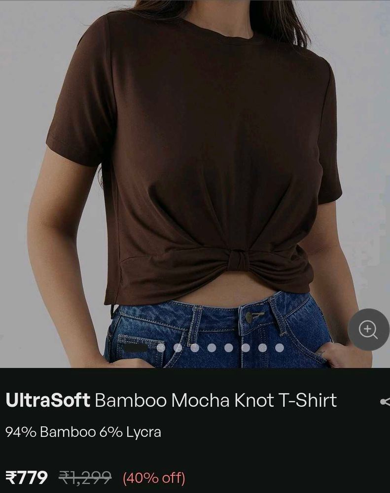 UltraSoft Mocha Knot T-Shirt