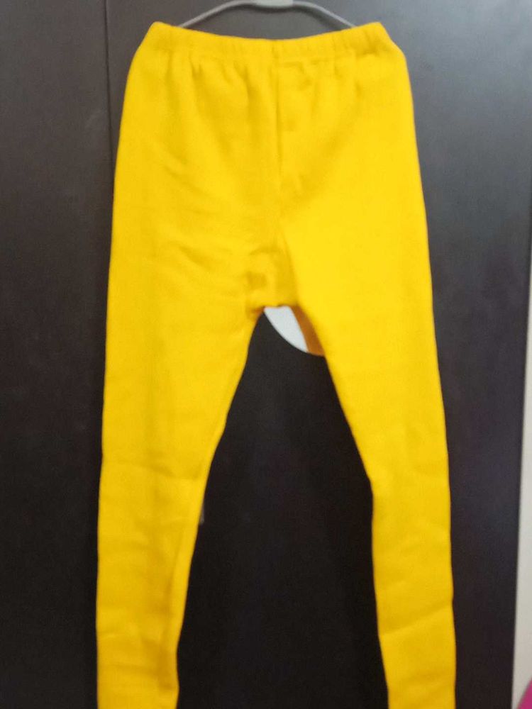 Vibrant Yellow Ethnic Leggings