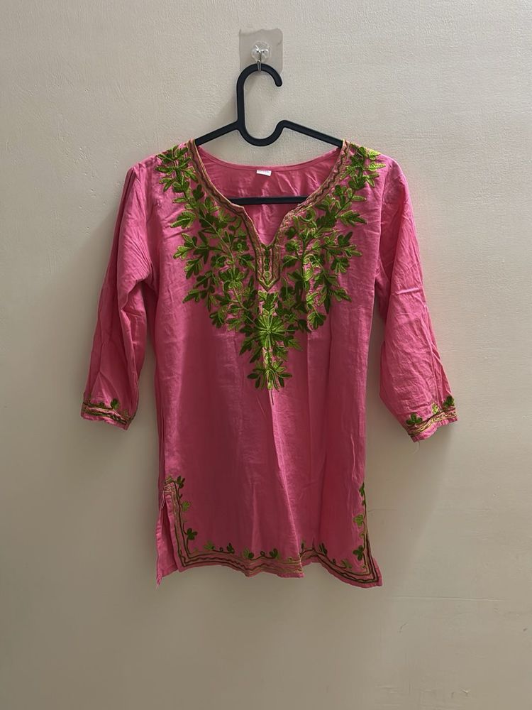 Kashidakari  Embroidery Kurti