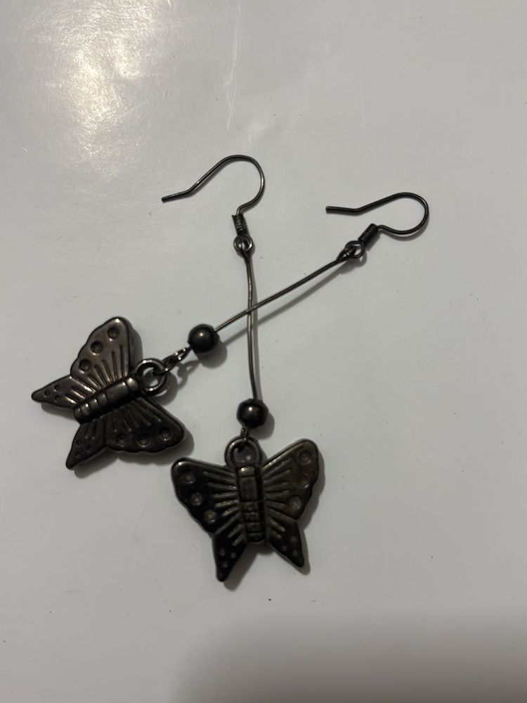 Butterfly Drop Earrings