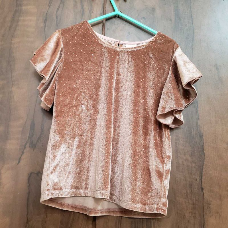 Cute Velvet Top