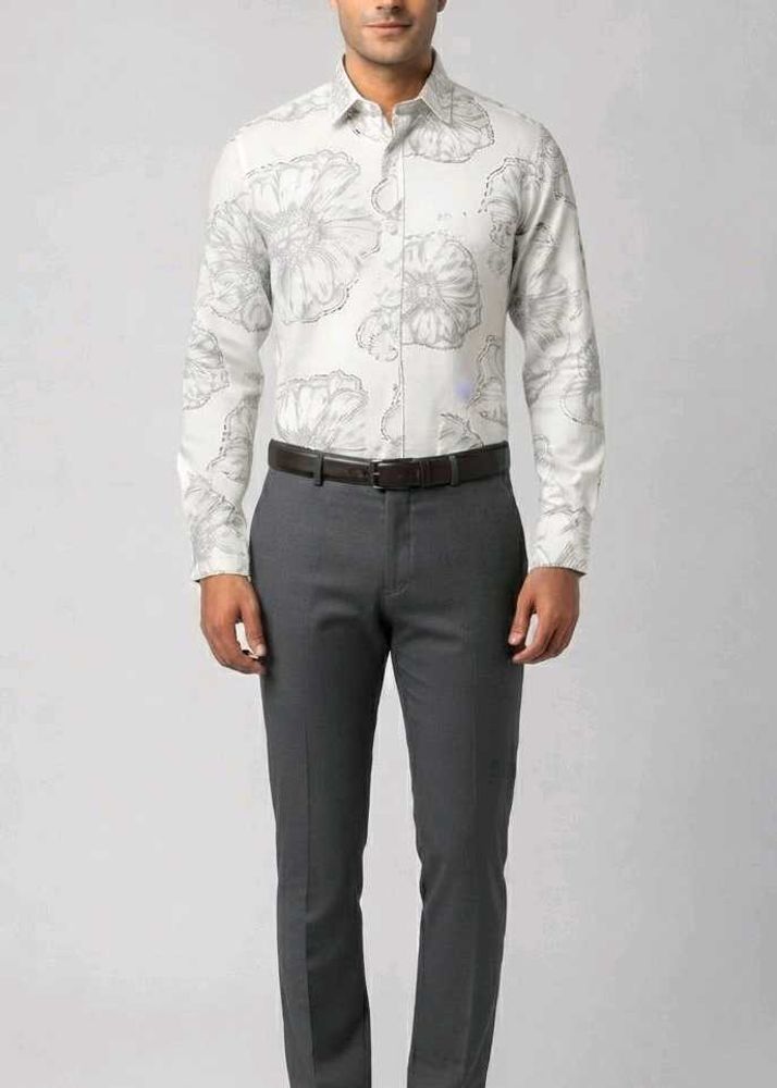 Premium Floral Print Party Wear Shirt