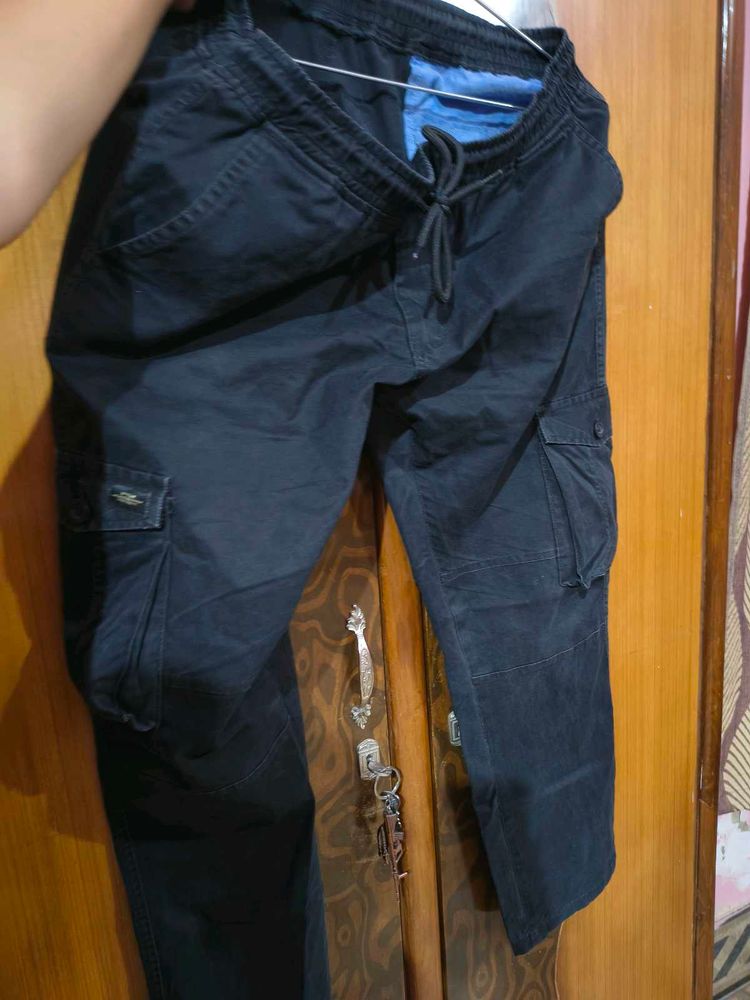 Men's Black Cargo Pants