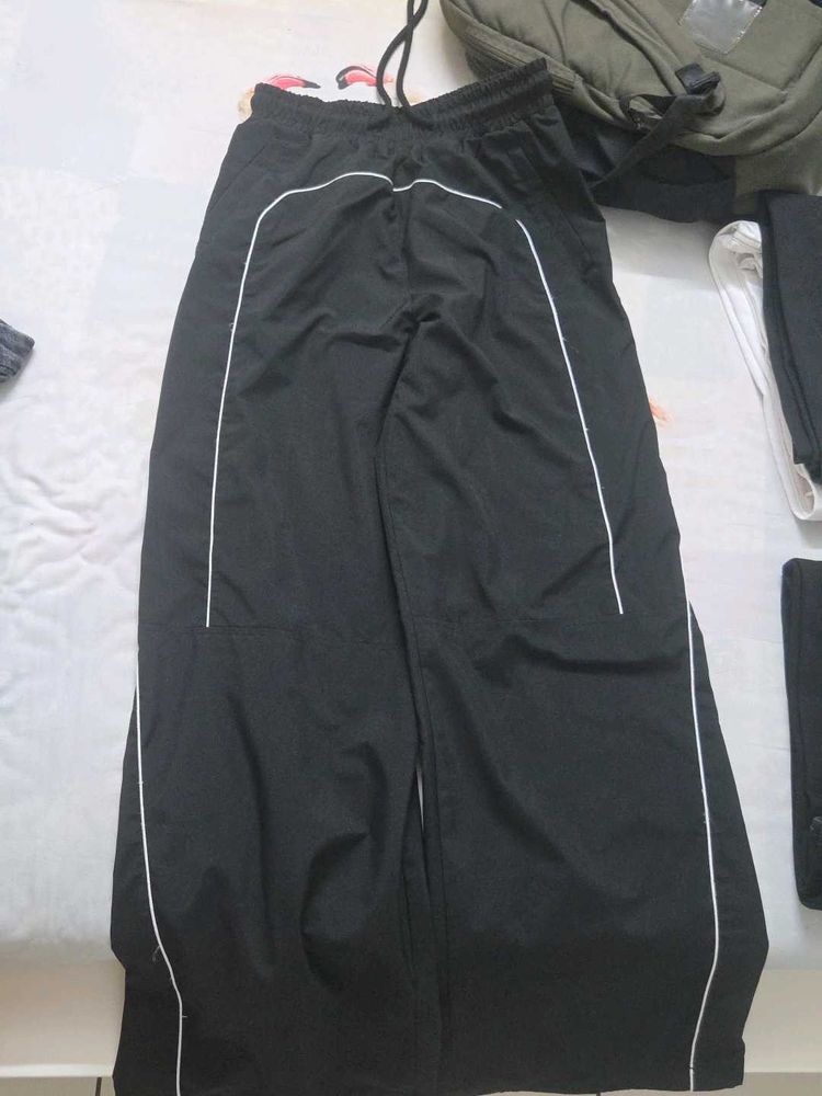BONKERS Black Track Pants