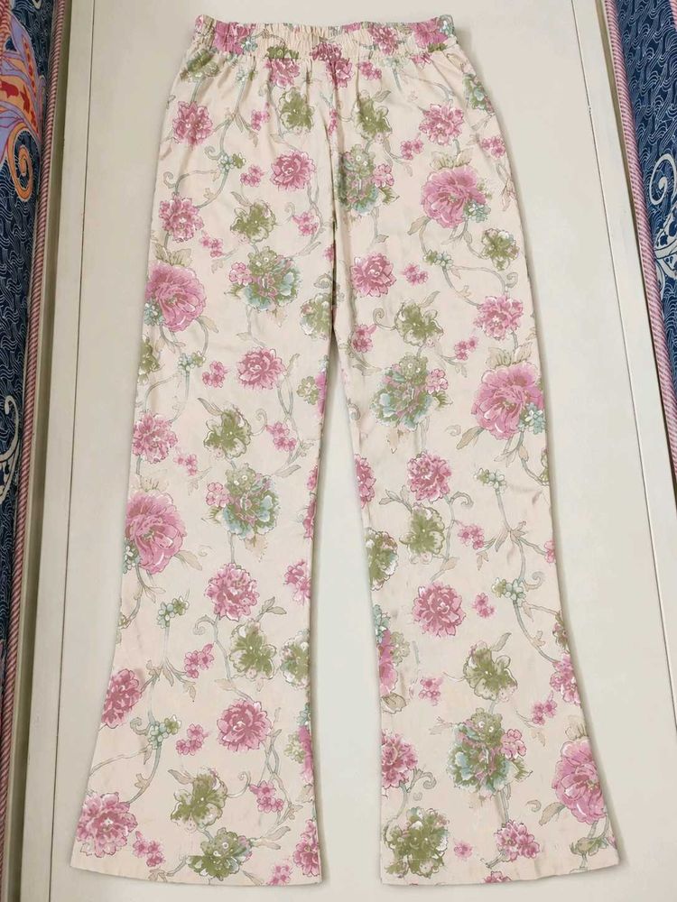 Floral Print Palazzo Pants