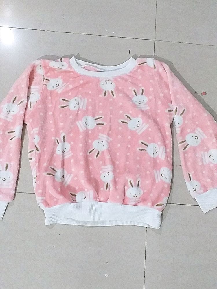 Soft Pink Woolen Top