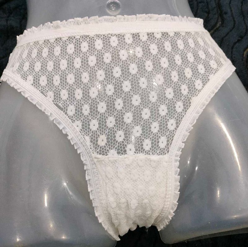 White Lace Panties 🤎