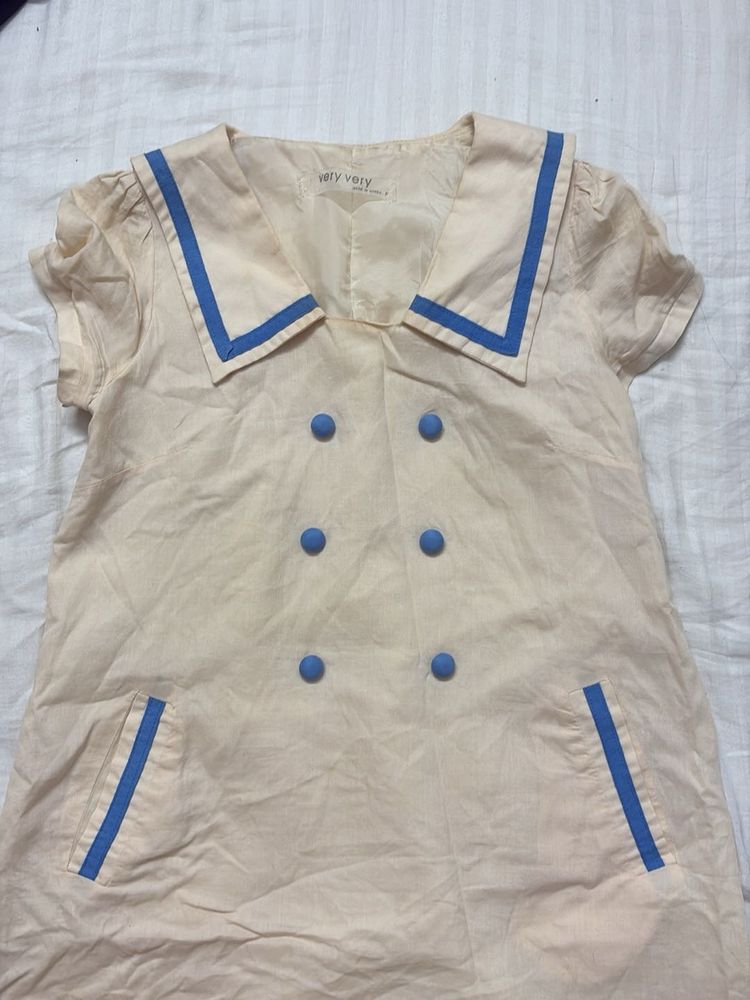 peach Japanese sailor outfit