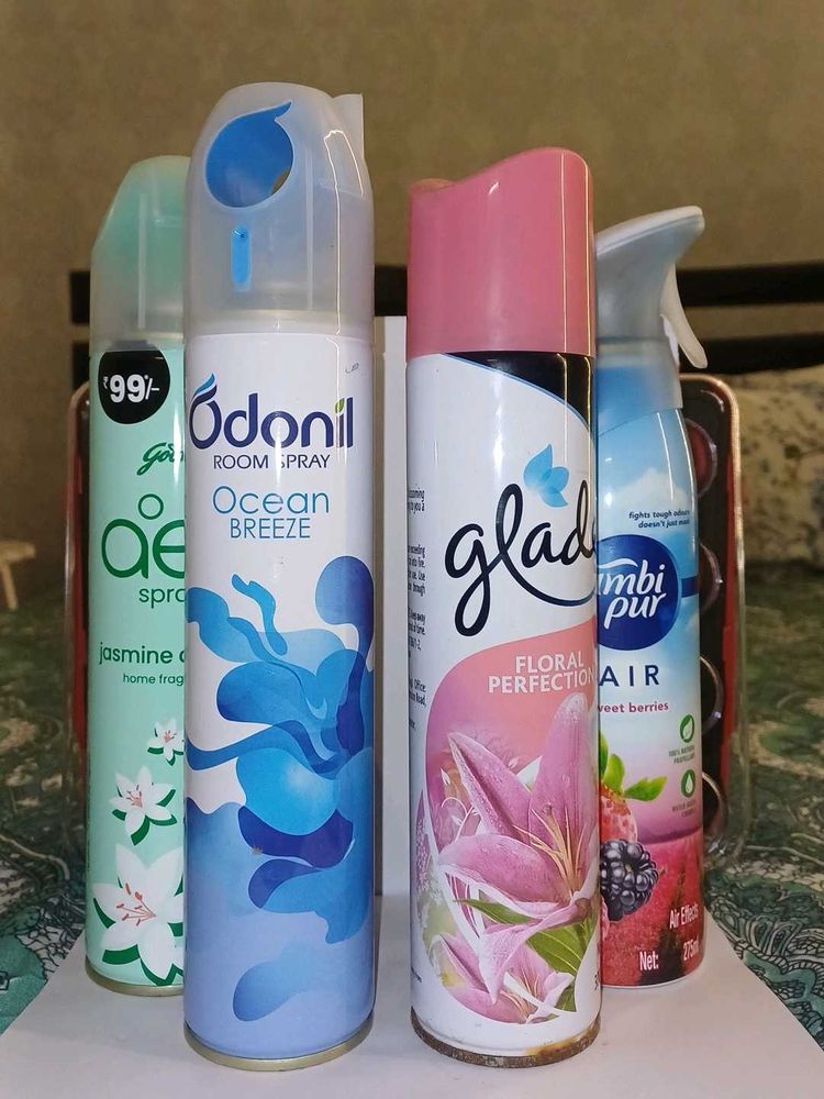 Odonil &amp; Glade Room Sprays - Ocean Breeze &amp; Floral