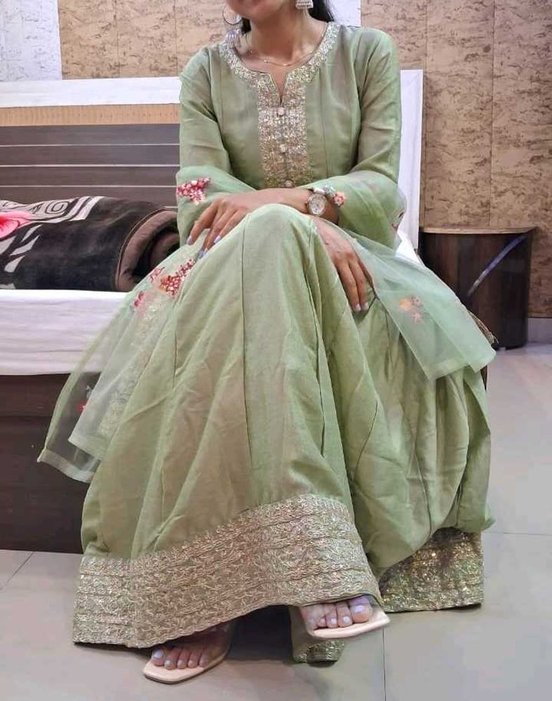 Elegant Mint Green Kurta Set