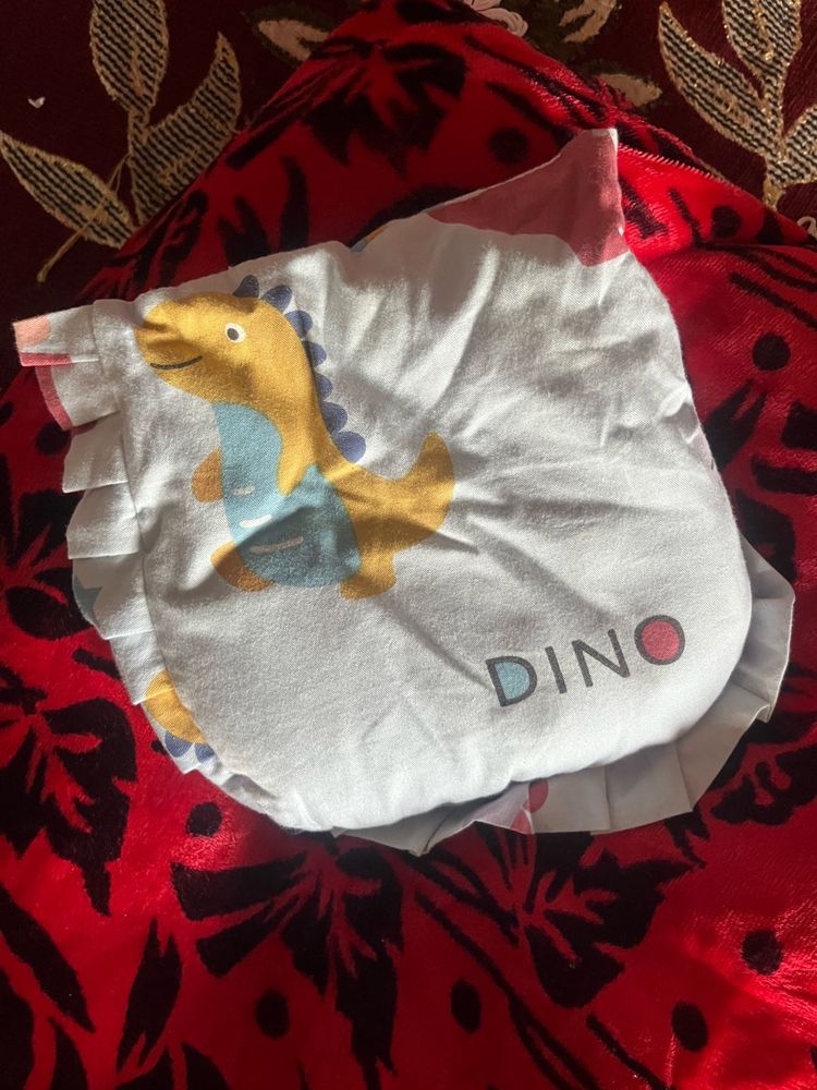 mustard pillow Cute Dino Baby