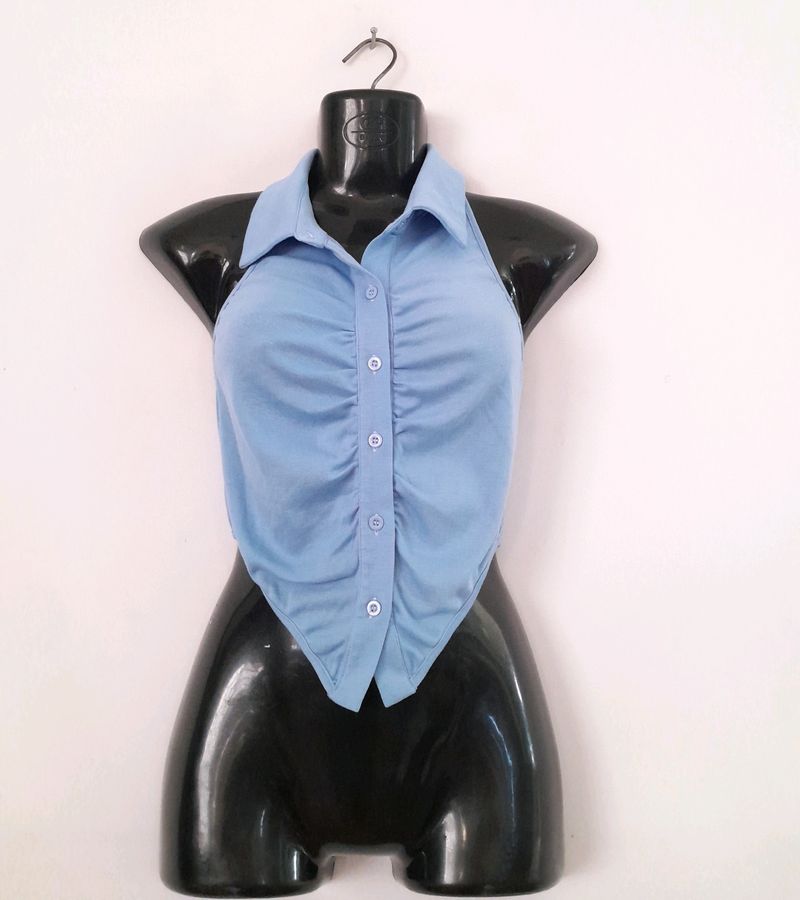 Blue Casual Top (Women's)