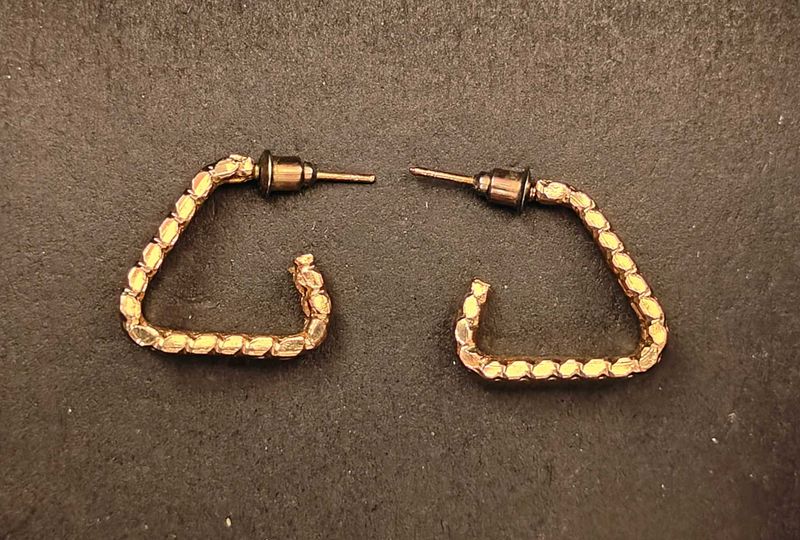 Unique Triangle Hoop Earrings
