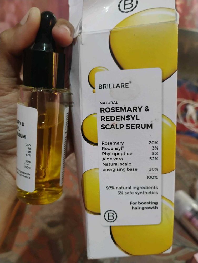 Brillare Rosemary &amp; Redensyl Scalp Serum